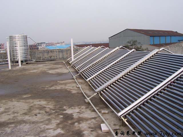 广州市康桦怡养院太阳能热水器、全天供应热水
