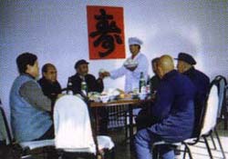 北京台湖乡敬老院食堂