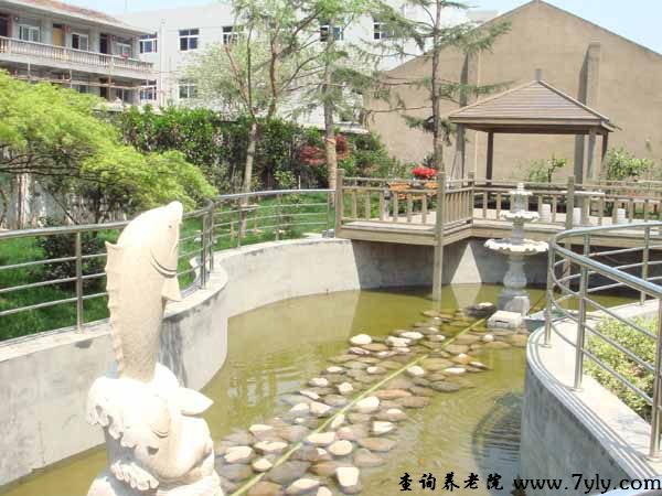 上海虹口区凉城复馨敬老院喷水池